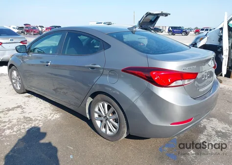 2014 Hyundai Elantra Se z USA, uszkodzony, nr VIN 5NPDH4AE6EH488067